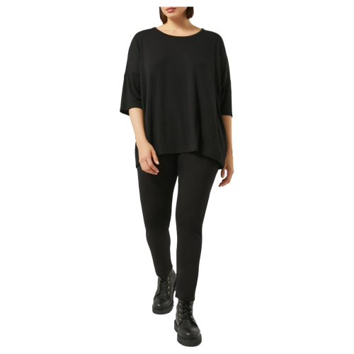 PERSONA by Marina Rinaldi leggins donna punto milano nero  2423786016600 OFFELIA