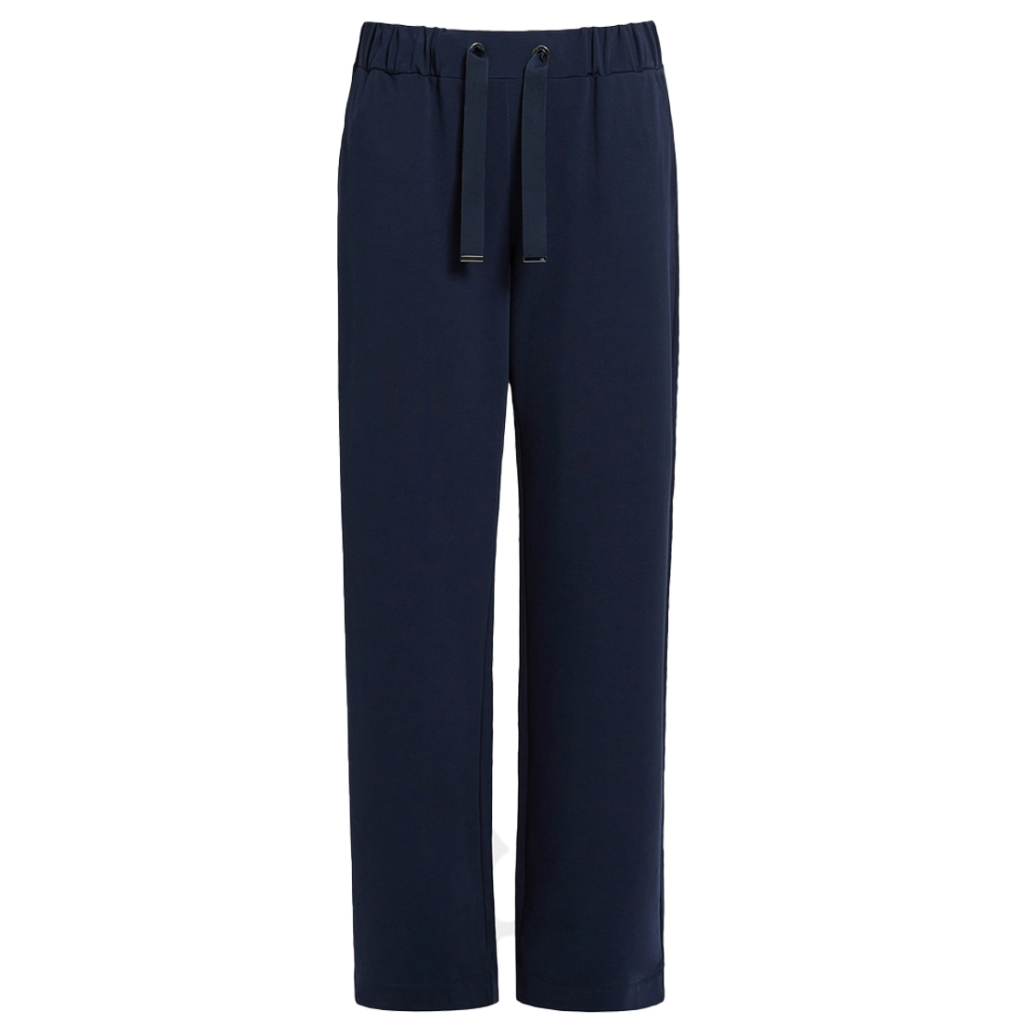 PERSONA by Marina Rinaldi women's trousers brushed sweatshirt blue 2423786031600 ANAGNI