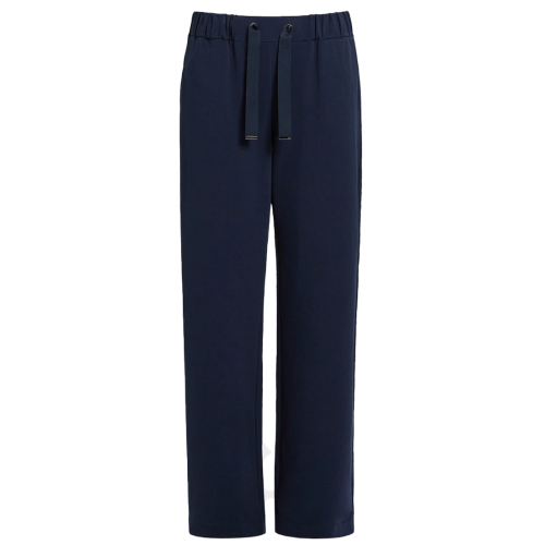 PERSONA by Marina Rinaldi women's trousers brushed sweatshirt blue 2423786031600 ANAGNI