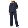 PERSONA by Marina Rinaldi women's trousers brushed sweatshirt blue 2423786031600 ANAGNI