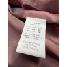HANNAJ women's wool herringbone coat burgundy ONEIDE SVEVA MADE IN ITALY