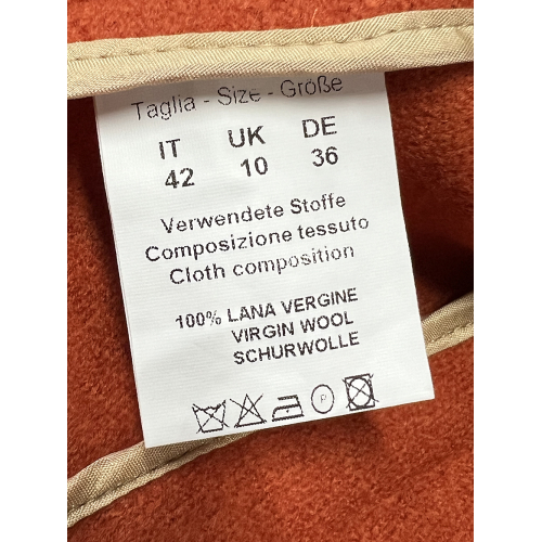 HANNAJ women's unlined jacket GAIA LANA JERSEY 100% wool MADE IN ITALY