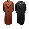 HANNAJ women's coat 3 buttons CHARLOTTE BAROLO MADE IN ITALY
