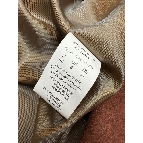 HANNAJ women's coat 3 buttons CHARLOTTE BAROLO MADE IN ITALY