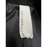 CHIARULLI cappotto donna slim nero 3 bottoni NOX DEBORA MADE IN ITALY
