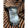 NEIRAMI basco donna righe nero/zucca AC07MS MADE IN ITALY