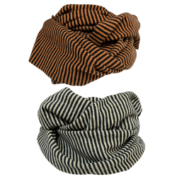 NEIRAMI collo donna righe piccole AC11MS MADE IN ITALY