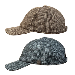 FERRANTE cappello uomo baseball con visiera lana spinata U22190 MADE IN ITALY