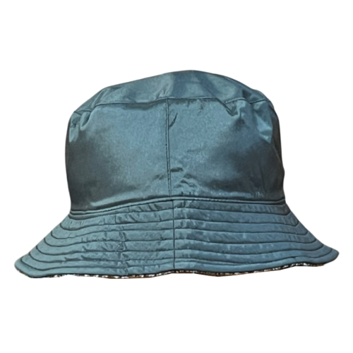 FERRANTE cappello pescatore double antipioggia principe di galles nero U15100100 MADE IN ITALY