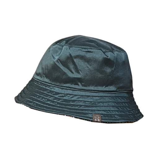 FERRANTE cappello pescatore double antipioggia principe di galles nero U15100100 MADE IN ITALY