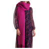 LA FEE MARABOUTEE sciarpa donna con frange unita COLONEL