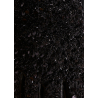 LA FEE MARABOUTEE guanti donna neri pelle + paillettes ZENTI