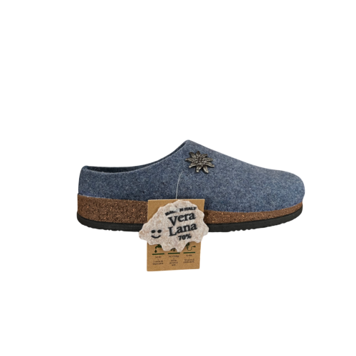LE TIROLESI women's boiled wool denim slipper art BIO MADE IN ITALY new colours