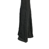 NEIRAMI women's black dress wrinkled fabric oversized egg D002J0 MADE IN ITALY