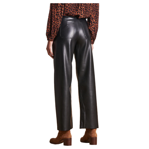 LA FEE MARABOUTEE pantalone donna ecopelle ZENO 100% poliuretano