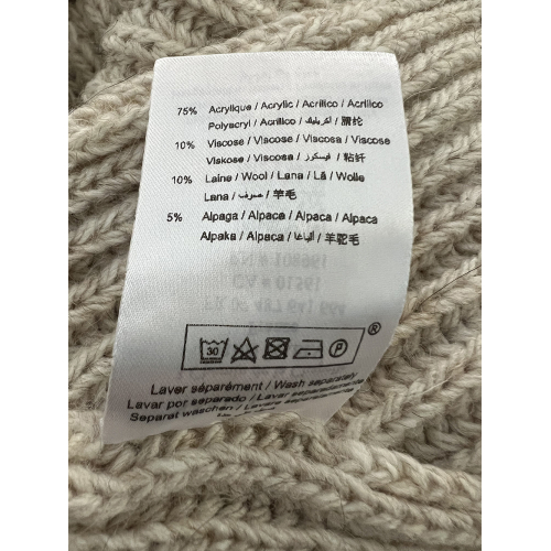HUMILITY 1949 neck warmer bib English rib CILI MADE IN ITALY