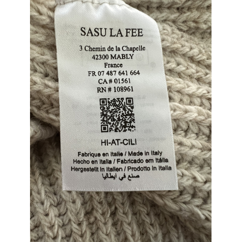 HUMILITY 1949 neck warmer bib English rib CILI MADE IN ITALY