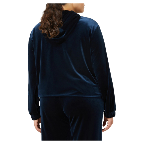 PERSONA by Marina Rinaldi blue chenille jacket 2423916032600 CHOPIN