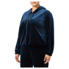 PERSONA by Marina Rinaldi blue chenille jacket 2423916032600 CHOPIN