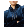 PERSONA by Marina Rinaldi blue chenille jacket 2423916032600 CHOPIN