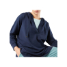 PERSONA by Marina Rinaldi felpa donna blu 2423926011600 DEDALO 96% cotone 4% elastan