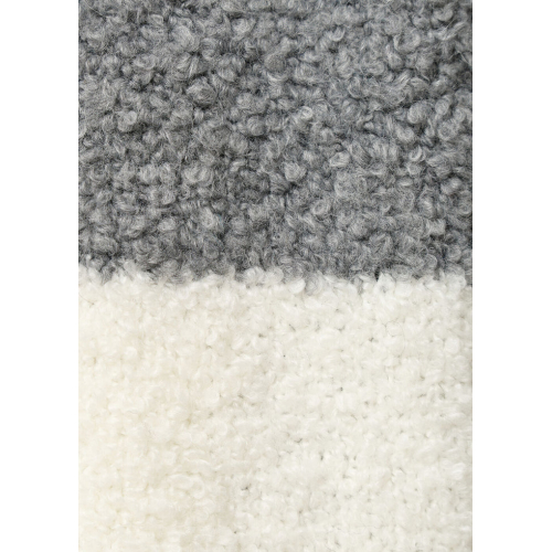 HUMILITY 1949 sciarpa donna lana morbida tricolore bianco/grigio/nero CESOY MADE IN ITALY