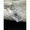 HUMILITY 1949 sciarpa donna lana morbida tricolore bianco/grigio/nero CESOY MADE IN ITALY