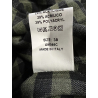O’MER camicia donna over quadri nero/verde OM086C MADE IN ITALY