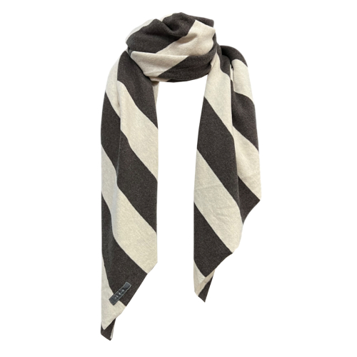 NEIRAMI sciarpa foulard donna righe larghe AA04SX MADE IN ITALY