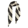 NEIRAMI sciarpa foulard donna righe larghe AA04SX MADE IN ITALY