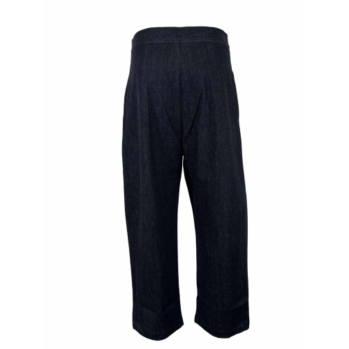 NEIRAMI pantalone donna jeans scuro DM02ND 98% cotone 2% elastan MADE IN ITALY