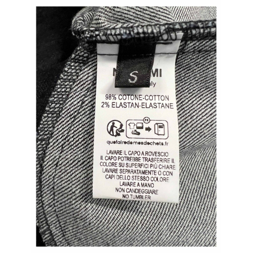 NEIRAMI women's dark jeans trousers DM02ND 98% cotton 2% elastane MADE IN ITALY