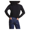 LA FEE MARABOUTEE women's short cardigan viscose black TANELO