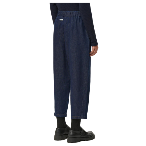HUMILITY 1949 pantalone donna denim scuro ovetto UNIA 100% cotone