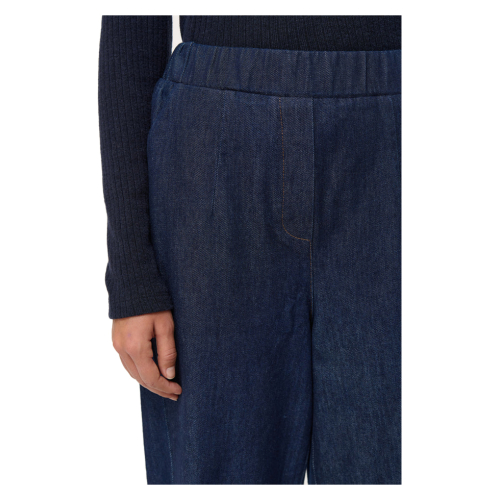 HUMILITY 1949 pantalone donna denim scuro ovetto UNIA 100% cotone