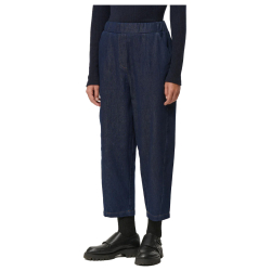 HUMILITY 1949 pantalone donna denim scuro ovetto UNIA 100% cotone