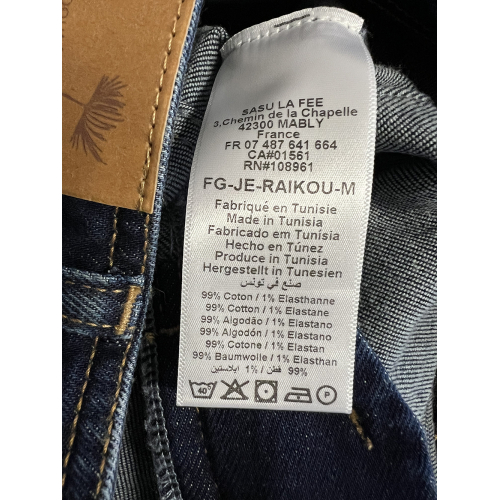 LA FEE MARABOUTEE dark flared jeans RAIKOU-M 98% cotton 2% elastane
