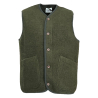 MADSON by BottegaChilometriZero men's boiled wool vest DU24743 MADE IN ITALY