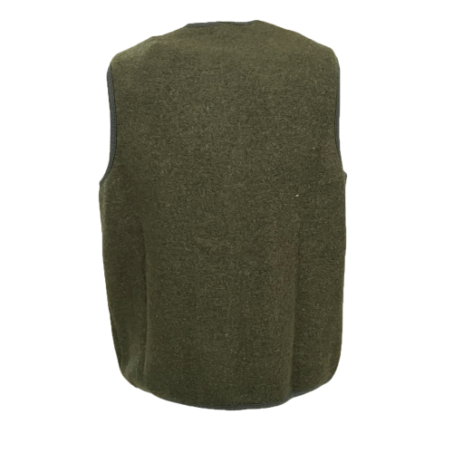 MADSON by BottegaChilometriZero men's boiled wool vest DU24743 MADE IN ITALY