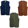 MADSON by BottegaChilometriZero men's boiled wool vest DU24743 MADE IN ITALY