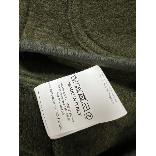MADSON by BottegaChilometriZero men's boiled wool vest DU24743 MADE IN ITALY