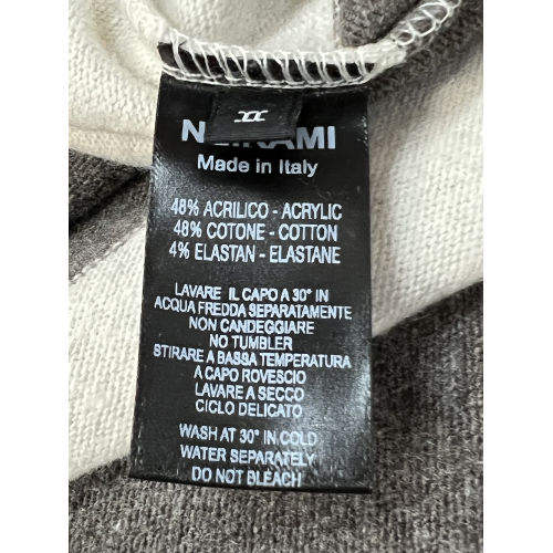 NEIRAMI sciarpa foulard donna righe larghe AA04SX MADE IN ITALY