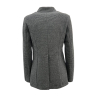 NEIRAMI giacca donna C006BH righe nero/grigio cotone MADE IN ITALY