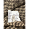 L’IMPERMEABILE men’s unlined jacket pied de poule beige/brown BOSTON FP MADE IN ITALY