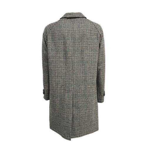L’IMPERMEABILE men’s coat pied de poule grey/green/blue/brown NEW DEA FW MADE IN ITALY