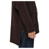 HUMILITY maxi cardigan brown heavy COXI MADE IN ITALY