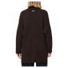 HUMILITY maxi cardigan brown heavy COXI MADE IN ITALY