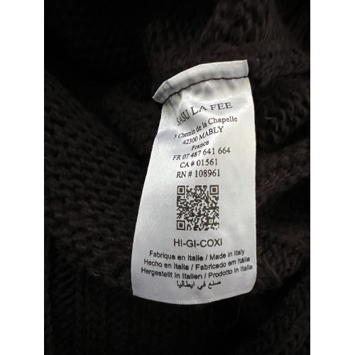 HUMILITY maxi cardigan brown heavy COXI MADE IN ITALY