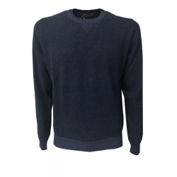 FERRANTE man knitting blue...