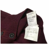 FERRANTE men's burgundy vest 34U22408 100% wool MADE IN ITALY